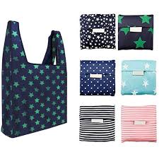 The reusable shopping bag is made of ripstop polyester which makes it durable and hard to rip. 6 Pack Reusable Shopping Grocery Bags Foldable Washable Grocery Tote With Pouch 35lb Weight Capacity Heavy Duty Shopping Tote Bag Eco Friendly Purse Bag Fits In Pocket Waterproof Lightweight Reusable Shopper Bags Amazon Com Au