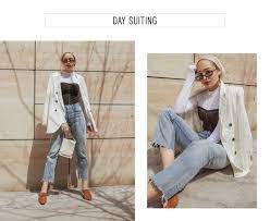 456 likes · 1 talking about this. Guest Dressed Maria Alia S Cool Girl Guide To Styling Suits Kasual Gaya Hijab Model Pakaian Muslim