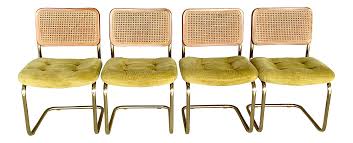 Sold 1970s Vintage Chromcraft Cantilevered Dining Chairs Set Of 4 On Chairish Com Dining Chairs Chair Chair Set