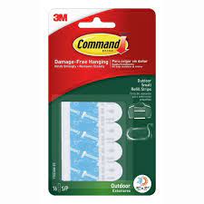 Find quality wall hooks online or in store. Command 16 Strips Small Sized Outdoor Foam Strip Refills Decorative Hooks White Target