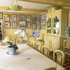 Visited Monet S House And Garden In Giverny In Normandy France Today Enchanting The Dining Room French Style Interior Country Decor Diy Yellow Chalk Paint