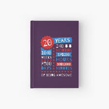 Let's discuss the best 20th birthday gift ideas which can be given to a man or women irrespective of the relationship you are having with them. 20 Years Of Being Awesome Splendid 20th Birthday Gift Ideas Spiral Notebook By Memwear Redbubble