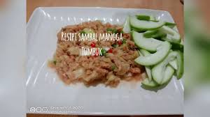 Mangga bisa diolah dengan sambal pedas manis ini disajikan bukan hanya di pedagang kaki lima melainkan di. Resipi Sambal Mangga Tumbuk Youtube