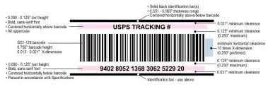 Starship includes a sample branded label template 204 Barcode Standards Postal Explorer