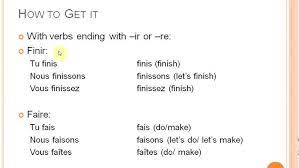 Learn french online and get essential french skills for use in everyday life. French Imperative Tense Commands Youtube