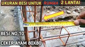 Ukuran Besi Rumah 2 Lantai Yang Sedang Persi Tukang Bangunan Youtube