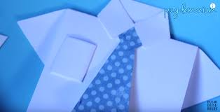 These are the shirt collars. Pugdemonium Father S Day Card Tutorial Shirt Tie