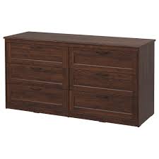 Songesand 6 Drawer Dresser Brown 63 3 8x31 7 8 Ikea Dresser Drawers 6 Drawer Dresser Ikea