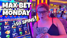 I MAX BET Every Slot Machine in Las Vegas! 😲 $50 Spins! - YouTube