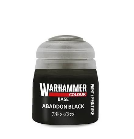 Warhammer Color - Base - Abaddon Black