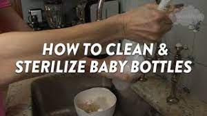 How To Clean And Sterilize Baby Bottles | Cloudmom - Youtube