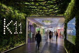 It is a unique shopping and dining. K11 Art Mall Hong Kong K11