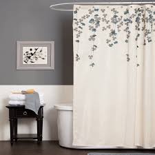 Lush Decor Flower Drops Shower Curtain Purple Shower Curtain Fabric Shower Curtains Gray Bathroom Accessories