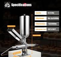 Amazon.com: Donut Filler Machine 5L, Manual Donut Jelly ...