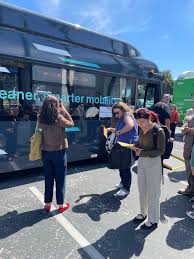 This week, New Flyer's high-performance zero-emission #XcelsiorCHARGENG bus  has taken center stage at the CALACT Spring Conference and Expo in San  Diego, CA. Derek White, Regional Sales Manager, represented New Flyer at