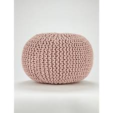 This domain is for use in illustrative examples in documents. Light Pink Knitted Pouffe Home George At Asda