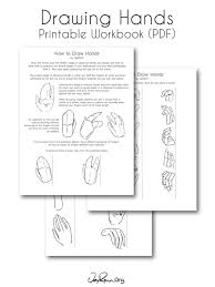How To Draw Hands Printable Workbook Pdf Jeyram Art How To Draw Hands Hand Drawing Reference Workbook