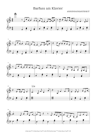 Klaviertastatur zum ausdrucken pdf.pdf size: Barfuss Am Klavier Sheet Music For Piano Solo Musescore Com