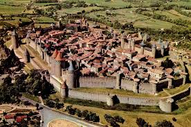 Private guided tour of the city of carcassonne. Carcassonne Town Of Southern France Built By The Visigoths With An Inner Medieval Fortress