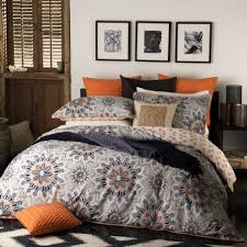 Black And White Duvet Cover Nz Bali Orange By Logan Mason Available In Single Double Queen And King Quilt Cover Sets Quilt Cover Sets Quilt Cover Orange Duvet Covers