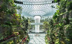 Welcome to jewel changi airport. The Rain Vortex The Tallest Indoor Waterfall In The World Unusual Places