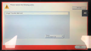 Due to the combination of device firmware and software applications installed, there is a possibility that some software functions may not perform correctly. Solution For Image Transfer Belt Unit In Konica Minolta Bizhub C458 Corona Technical
