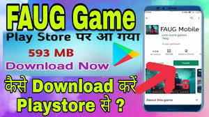 How To Download Faug Game Kaise Download Karen Faug Game Play Store Se Fauji Game On Play Store Youtube