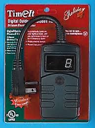 Use an outdoor christmas light timer to save money on your electric bill. Outdoor Digital Photocell Timer