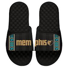 The memphis grizzlies, who revealed their city edition uniforms as a part of their martin luther king jr. Men S Islide Black Memphis Grizzlies 2020 21 City Edition Jersey Slide Sandals