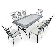 Recettes de saison par 750g. Salon De Jardin 8 Places Mosaique Adelaide Ensemble Table Et Chaise Mobilier Jardin Salon De Jardin