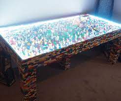 I've read the actual width is more like 23.5 when i first saw the table online at ikea, i thought cool if the falcon would fit inside but it's too long and as smuggler68 confirmed it won't fit an angle either. Coffee Table Lego Table Shop Clothing Shoes Online