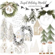 Neutral Target Holiday Mantel Decor Pinteresting Plans In 2020 Target Christmas Decor Holiday Decorations Christmas Indoor Indoor Christmas Decorations