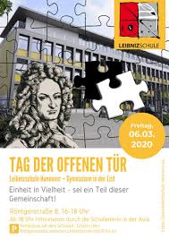 Tag Der Offenen Tur Am 6 Marz 2020 Leibnizschule Hannover