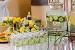 Backyard Yellow And White Baby Shower Theme