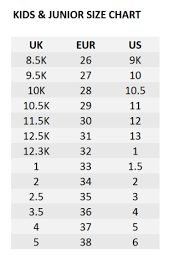 Salomon Size Chart