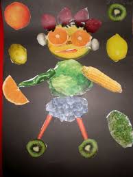 Bonhomme En Fruit Mois De La Nutrition Alimentation Enfant Groupe Alimentaire