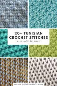 Hi i'm donna wolfe from naztazia. 20 Unique Tunisian Crochet Stitches With Step By Step Video Tutorials Tunisian Crochet Stitches Tunisian Crochet Patterns Tunisian Crochet