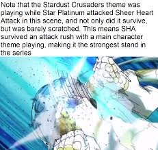 Strongest Stand Ability ???? : R/Shitpostcrusaders