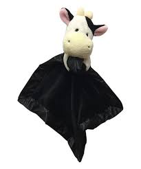 The blanket part of the design is corner to corner crochet to mimic the spotted cow print of the popular holstein cow. Black Cow My Baby Security Blanket Best Price And Reviews Zulily