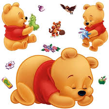 3d Winnie The Pooh Wall Stickers For Kids Rooms Removable Cartoon Nursery Wall Decals Adhesi Kids Room Wall Stickers Baby Wall Stickers Winnie The Pooh Cartoon