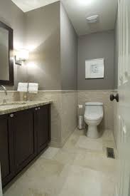 Gray Walls With Tan Tile Color Metropolis By Benjamin Moore Bathroom Design Contemporary Bathroom Bathrooms Remodel