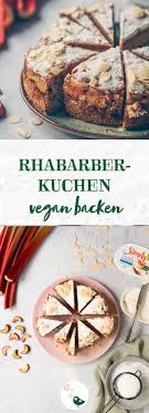 Leckerer Veganer Rhabarberkuchen Simply V Rezept Rhabarberkuchen Rhabarberkuchen Vegan Kuchen