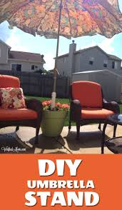 Ideally, a patio umbrella should not just make your outdoor space more enjoyable, it should also make your little outdoor oasis beautiful. How To Create A Unique Diy Umbrella Stand