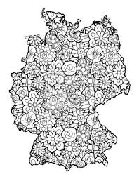 Deutschland Umriss Schwarz Weiss Malvorlage Coloring And Malvorlagan