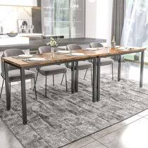 Giantex dining table, wood rectangular table, modern counter height dining table 63 x 31.5 x 30, home furniture kitchen table, black dining room table for 6 people. 30 Inch Wide Dining Room Table Wayfair