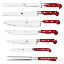 You'd be surprised how much difference a good knife makes when you're working in the kitchen. Berti Cutlery Forged Kitchen Knives Red Handle Thatsarte Com Finely Handcrafted Genuinely Italian