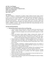 Investment fund managers help their clients (which can be private or corporate bodies) with financial advice and services to be able to access a range of investment opportunities, such as shares, bonds, and investment trust, or to invest their money in the best instruments for good. Asset Manager Job Description By Mheginc Issuu