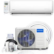 Mrcool Olympus Energy Star 24 000 Btu 2 Ton Ductless Mini Split Air Conditioner And Heat Pump 230v 60hz White In 2020 Heat Pump Ductless Heat Pump Air Conditioner With Heater