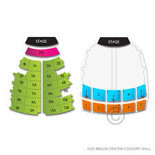 Von Braun Center Concert Hall 2019 Seating Chart