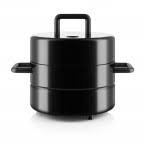 Enamelled steel, aluminum, powder coated steel. Eva Solo Fireglobe Log Burner Outdoor Patio Wood Burner